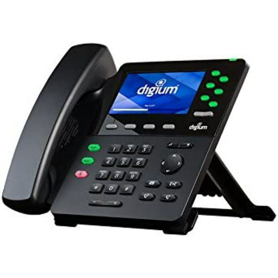 Phone, D65, 6-Line SIP with HD Voice, Gigabit, W.Headset, 4.3 Inch Color Display, Icon Keys