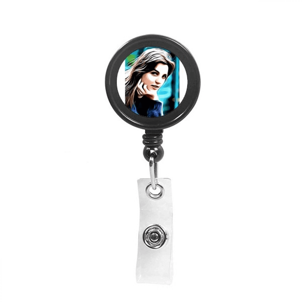 Dignified Sedate Elegance Splendid Retractable Keychain Badge Holder ID Badge