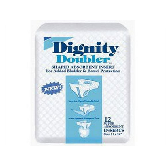 Dignity Bladder Control Pad  24 Inch Length Heavy Absorbency Polymer Unisex Disposable 1 Count