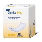 Dignity Extra Incontinence Liner Bladder Leak Pads, Moderate Absorbency - 4 in x 12 in, 25 Count, 1 Pack