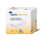 Dignity Incontinence Liners for Bladder Control Pants, Moderate Absorbency, 4 in x 12 in, 25 Count, 1 Pack