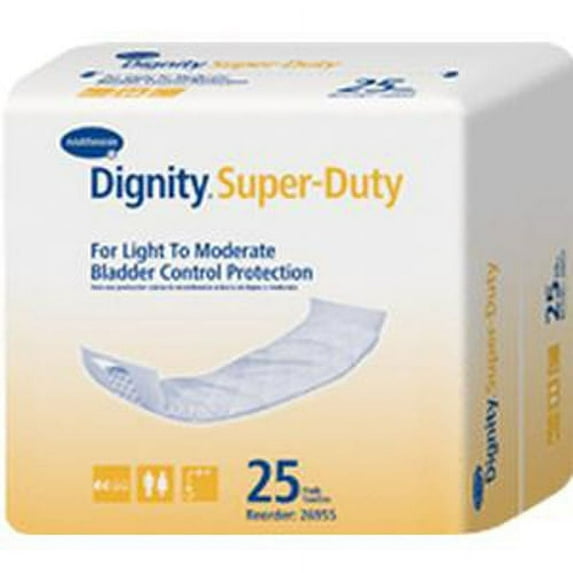 Dignity Super Natural Self-Adhesive Pads 4" x 12"-Pack of 25