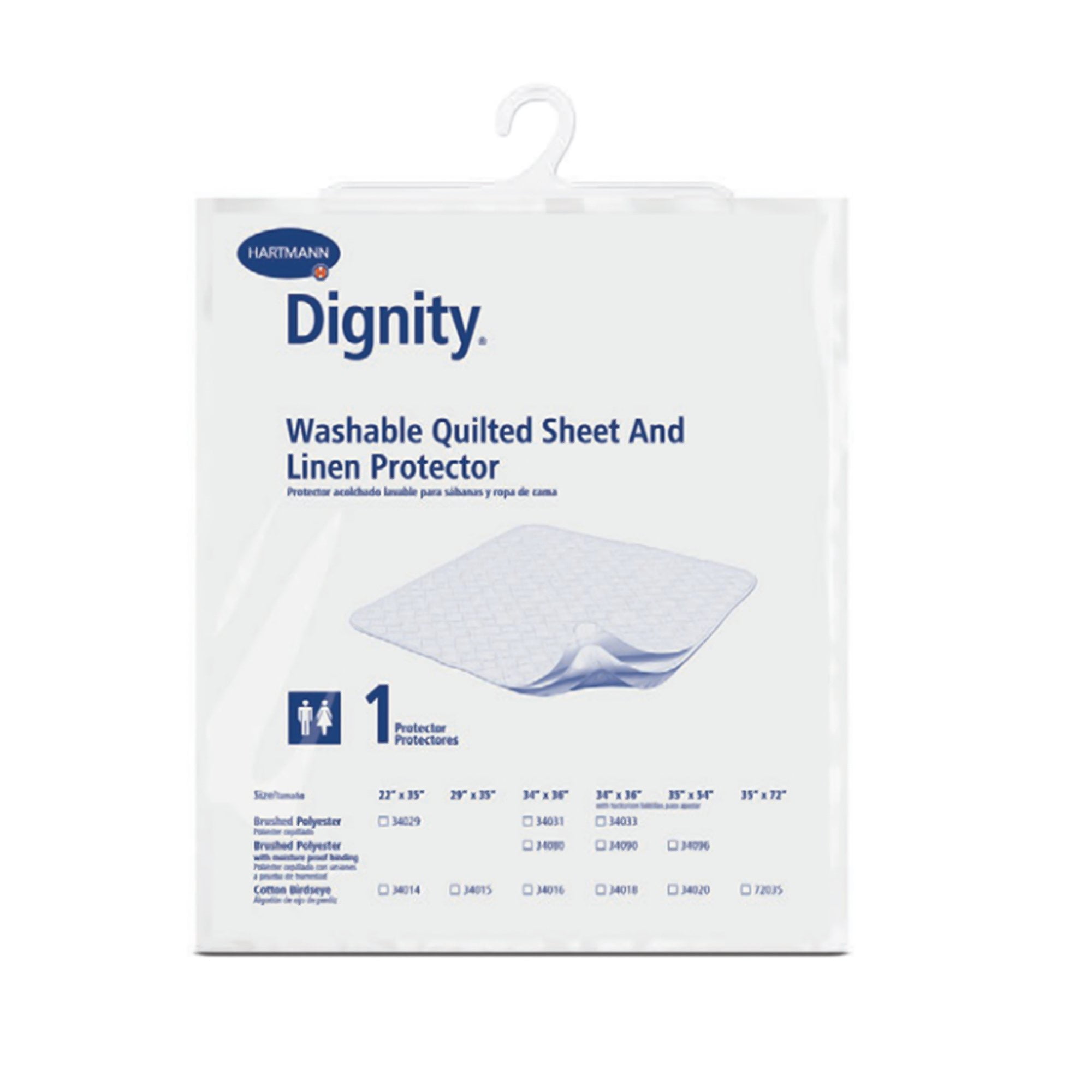Dignity Washable Quilted Cotton Underpad 35 x 35 Inch