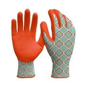 Digz 78236-26 Gardening Gloves, Honeycomb Dip, Womens M - Quantity 6