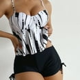 thumbnail image 1 of Dihao Bikini Set for Women Clearance Plus Size Women'S 2024 Print Bikini Set Two Pieceswimsuit Filled Solid Swimwear Slim Beachwear, 1 of 5