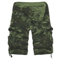 thumbnail image 1 of Dihao Cargo Shorts for Men Clearance Plus Size Camouflage Printing Bermuda Shorts Men's Shorts Multi Pockets Cargo Pants Loose Casual Pants Straight Leg Pants, 1 of 3