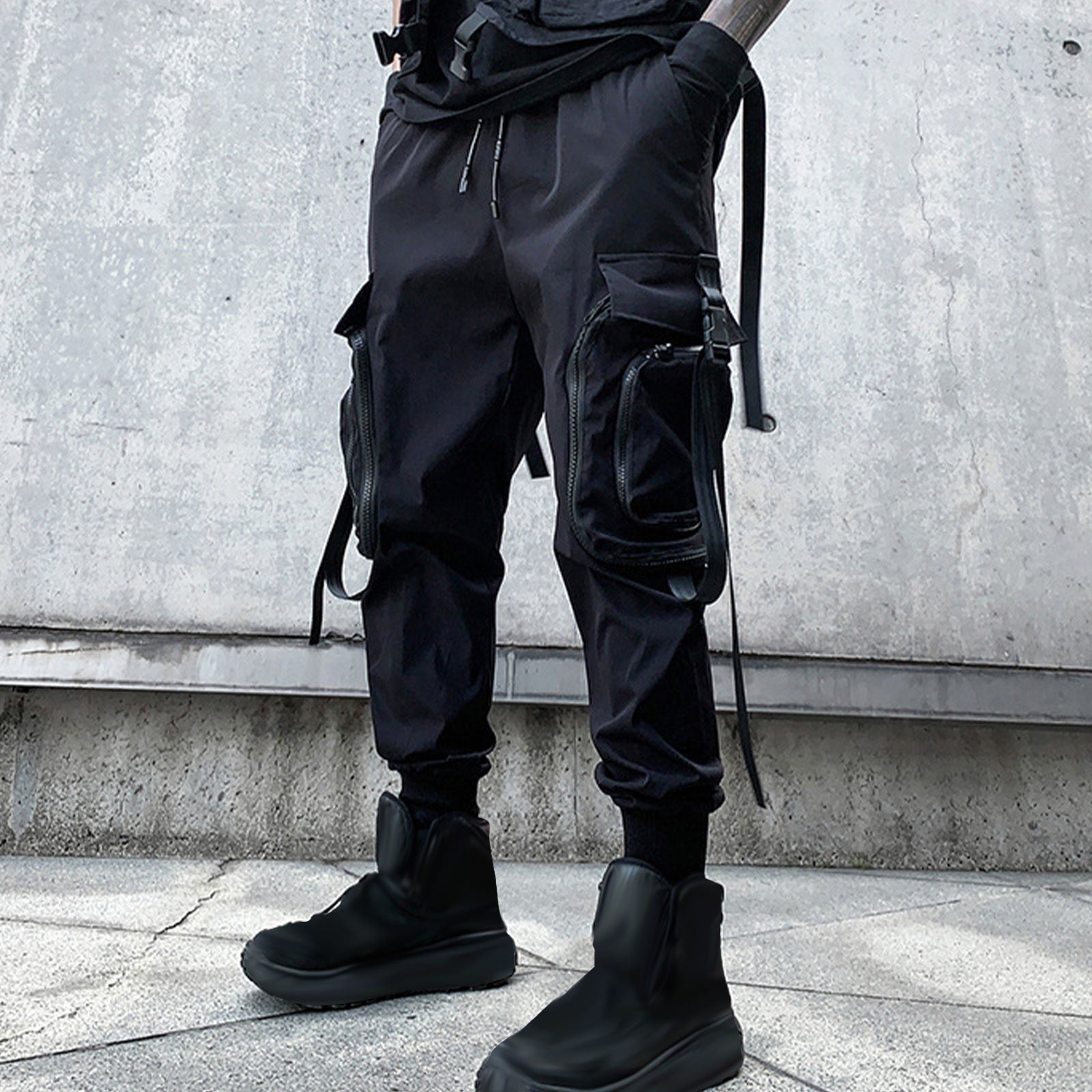 Ninja Pants JUUYY Men's Jogger Cargo Techwear Streetwear Ankle