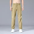 Dihao Pants for Men Plus Size Casual Style Men's Fashion Elastic Waist