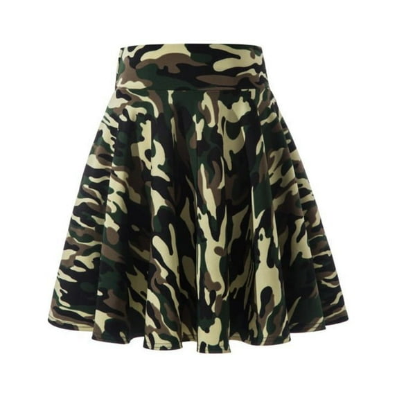 Dihao Skirts For Women Plus Size Women Camouflage Print High Waist Mini Pencil Skirt Hip Slim Short Skirt on Clearance