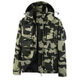 thumbnail image 1 of Dihao Winter Coats for Men Plus Size Winter Hooded Down Jackets Men Thicken Casual Multi Pocket Fleece Camouflage Coats Outdoor Windproof Warm Outwear, 1 of 3