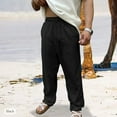 Men's Full Size Drawstring Pants with Pockets Plus Size