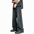 thumbnail image 1 of Dihao george Plus Size Men's Slim Fit Stretch Jeans Ripped Skinny Jeans for Men, Distressed Straight Leg Fashion Comfort Flex Waist Pants Vintage Outdoor Wide Leg Solid Casual Pocket Jeans Cargo Pants, 1 of 5