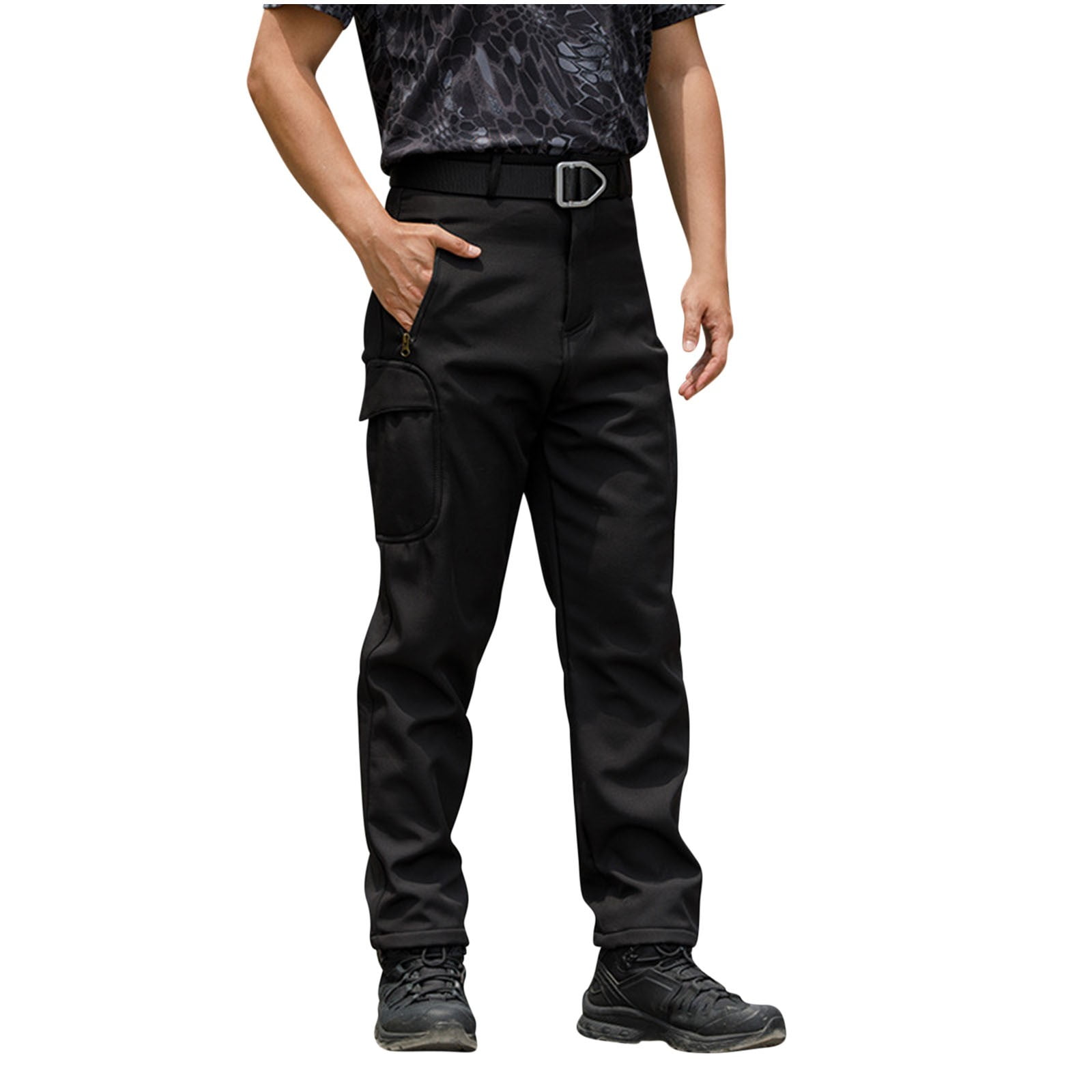 CARWORNIC Men’s Tactical Hiking Pants – Lightweight, Stretch Cotton With 9 Pockets