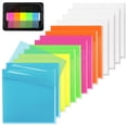 thumbnail image 1 of Dihmpor 800 Sheets(14Pads)Transparent Sticky Notes,Clear Sticky Notes,3" x 3" Translucent Sticky Notes Pads,See Through Sticky Notes for Book Annotation,Self-Adhesive and Colorful, 1 of 8