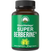 Peak Performance Dihydroberberine Super Berberine Supplement - GlucoVantage 200mg Now 5X More Effective Than Regular Berberine HCL Powder Capsules.