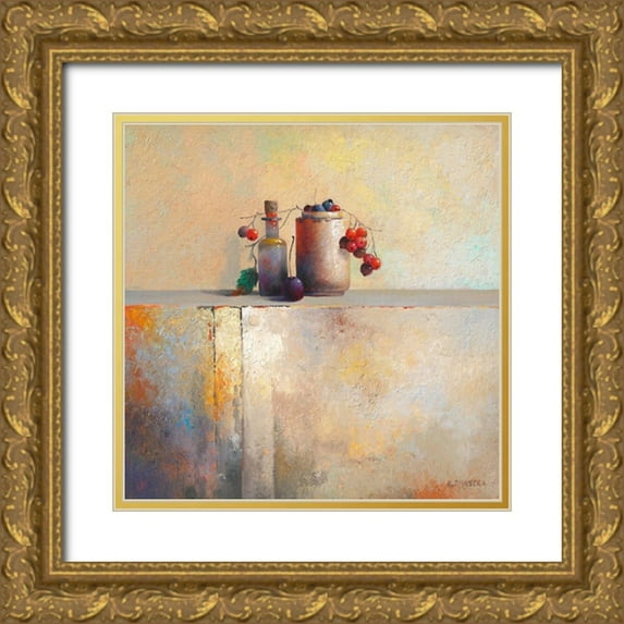 Dijkstra, Evert 15x15 Gold Ornate Wood Framed with Double Matting Museum Art Print Titled - No Title I