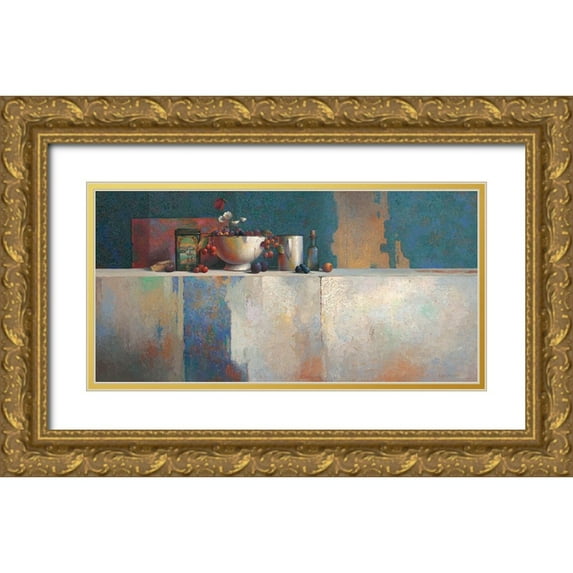 Dijkstra, Evert 24x14 Gold Ornate Wood Framed with Double Matting Museum Art Print Titled - No Title V