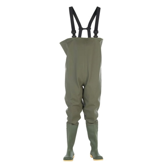 Dikamar Administrator Chest Wader / Mens Boots / Plain Rubber Wellingtons