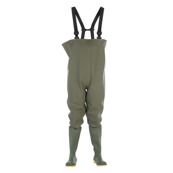 Dikamar Administrator Chest Wader / Mens Boots / Plain Rubber Wellingtons