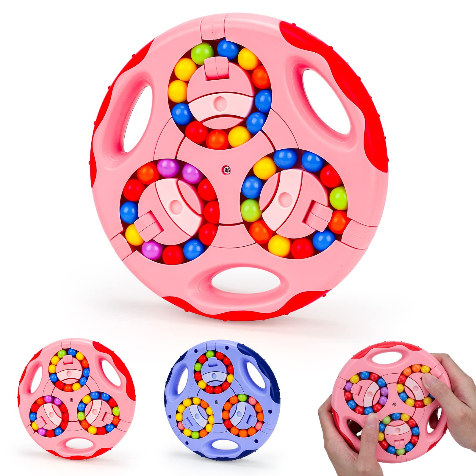 Dikence Toys for 6 7 8 9 10 Year Old Boys,IQ Puzzle Magic Beans Sensory Toys  for Autism, Autism Toys for Boys Stress Relief, Birthday Present for 5 6 7  Year Old Kids 