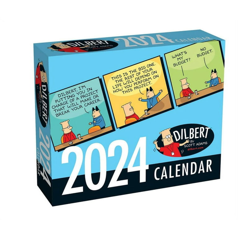 Dilbert Desktop Calendar 2024 Lanni Modesta