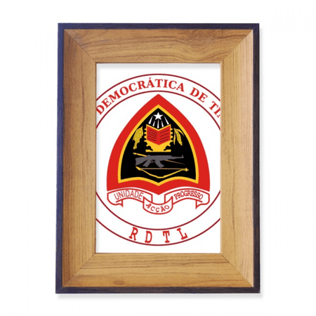 Dili East Timor National Emblem Photo Frame Exhibition Display Art Desktop Painting