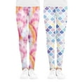 thumbnail image 1 of Diliba Toddlers Girls Leggings Soft Comfortable Pants Kids Classic Pants 2-Pack 8-9T, 1 of 6