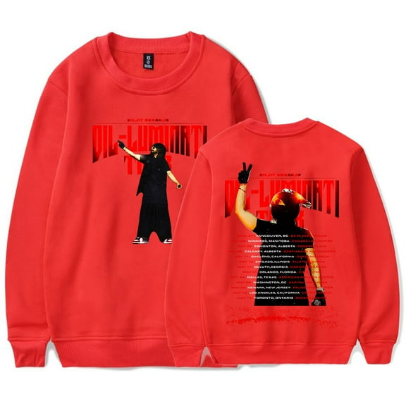 Diljit Dosanjh 2024 Dil-Luminati Tour Merch Crewneck Sweatshirts Winter Women Men Fashion Streetwear