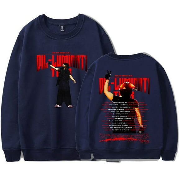 Diljit Dosanjh 2024 Dil-Luminati Tour Merch Crewneck Sweatshirts Winter Women Men Fashion Streetwear