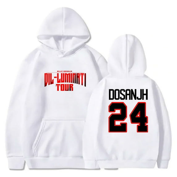 Diljit Dosanjh 24 Hoodies Dil-Luminati Tour Logo Merch Cosplay Women Men Fashion Sweatshirts