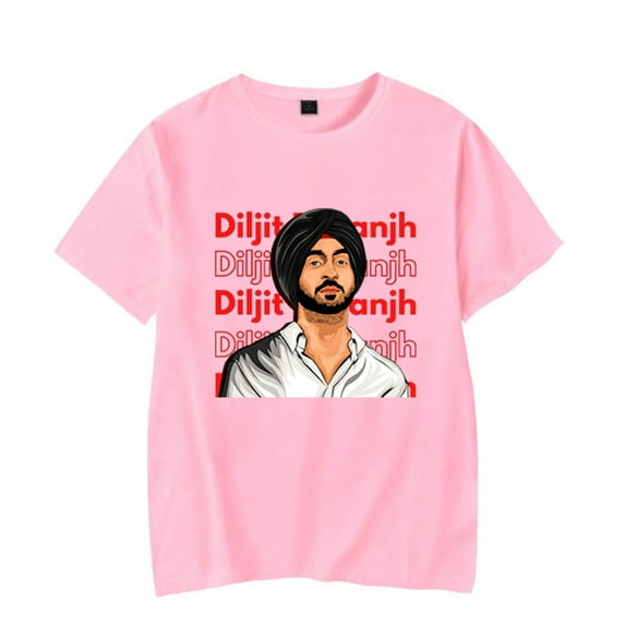 Diljit Dosanjh Cosplay T-shirt Hip Hop Short Sleeve Tops Harajuku Tee Men Women Shirt