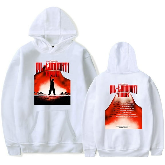 Diljit Dosanjh DIL-LUMINATI Tour Hoodies Merch Women Men Long Sleeve Casual Sweatshirt Clothes