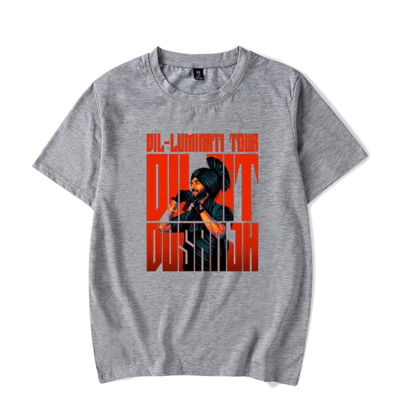 Diljit Dosanjh Dil-Luminati Tour 2024 T-shirt Women Men Short Sleeve Casual Tee Shirt