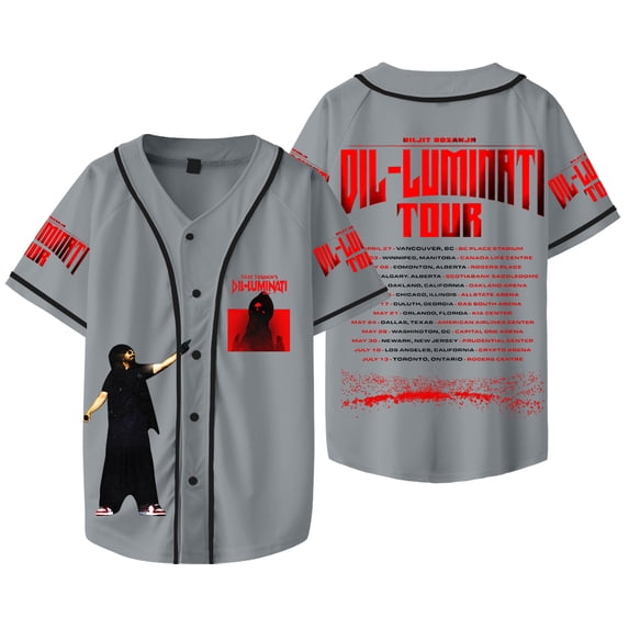 Diljit Dosanjh Dil-Luminati Tour Merch Jersey Summer Women Men Fashion Casual Short Sleeve T-shirts