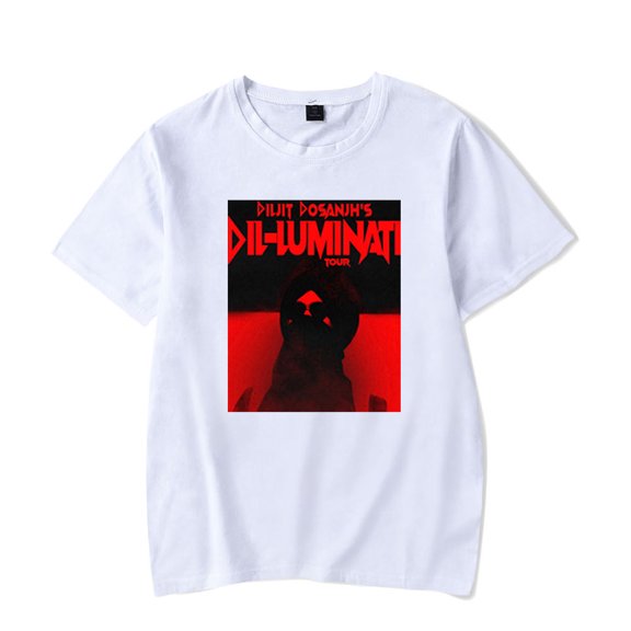 Diljit Dosanjh Dil-Luminati Tour T-shirt Casual Short Sleeve Fashion Crewneck T Shirt