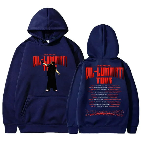 Diljit Dosanjh Hoodies Dil-Luminati Tour Merch Pullovers Unisex Fashion Casual Streetwear Sweatshirts