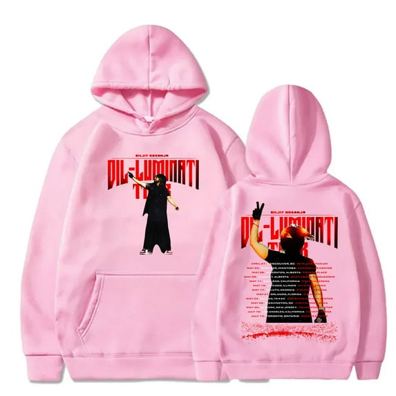 Diljit Dosanjh Logo Hoodies Dil-Luminati Tour Hooded Sweatshirts Women Men Fashion Streetwear