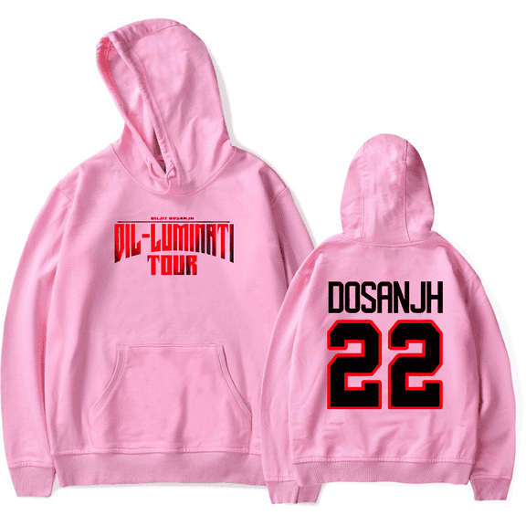 Diljit Dosanjh Merch 22 Logo Hoodies Women Men Long Sleeve Casual Sweatshirt Clothes