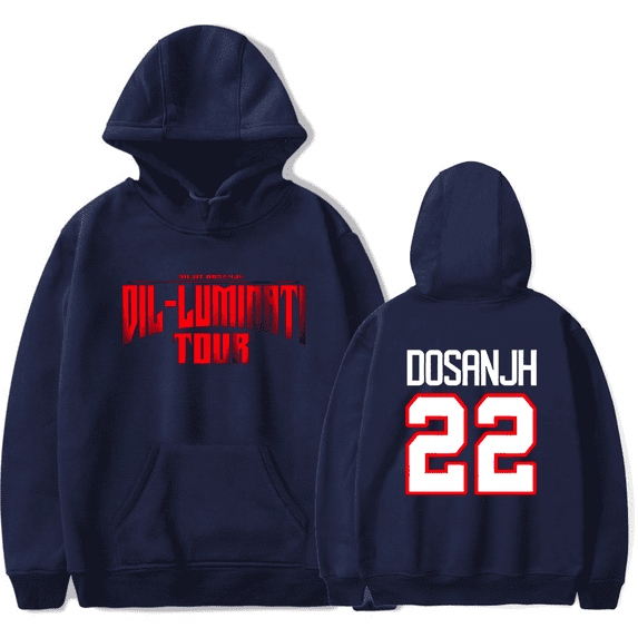 Diljit Dosanjh Merch 22 Logo Hoodies Women Men Long Sleeve Casual Sweatshirt Clothes