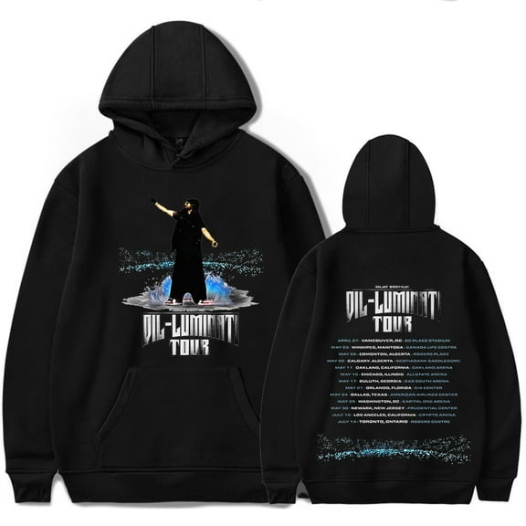 Diljit Dosanjh Merch Dil-Luminati Tour Hoodie Sweatshirt New Logo Women/Men Cosplay Pullovers Hooded Longsleeve