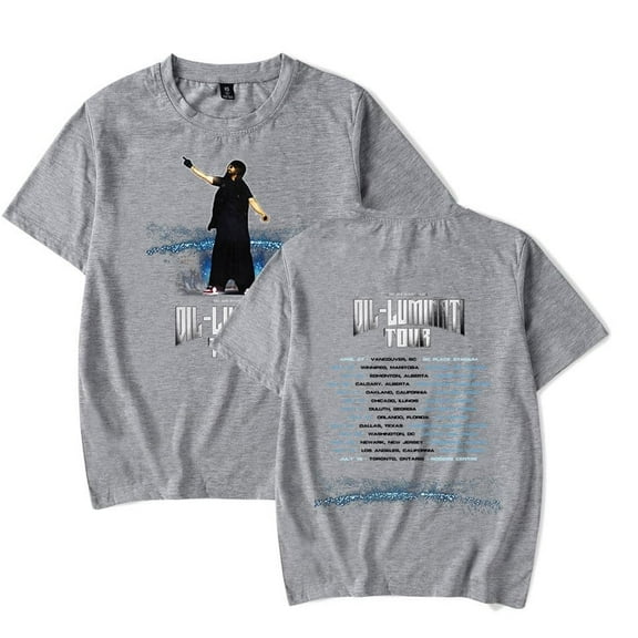 Diljit Dosanjh Merch T-shirt Dil-Luminati Tour 2024 Women Men Crewneck Short Sleeve Fashion Tee