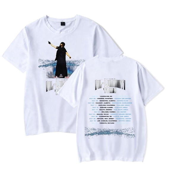 Diljit Dosanjh Merch T-shirt Dil-Luminati Tour 2024 Women Men Crewneck Short Sleeve Fashion Tee