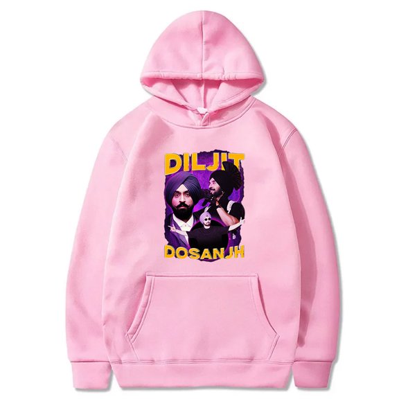 Diljit Dosanjh Vintage Hoodies Dil-Luminati Tour Merch Hooded Unisex Fashion Casual Long Sleeve Sweatshirts