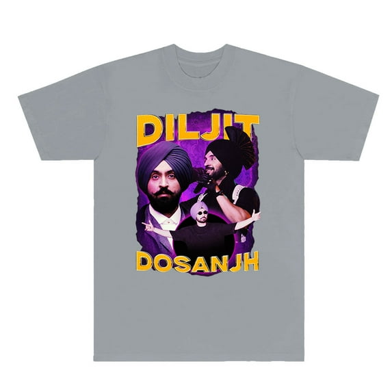 Diljit Dosanjh Vintage T-shirts Dil-Luminati Tour Merch Crewneck Summer Unisex Fashion Casual Short Sleeve Tee