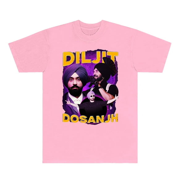 Diljit Dosanjh Vintage T-shirts Dil-Luminati Tour Merch Crewneck Summer Unisex Fashion Casual Short Sleeve Tee
