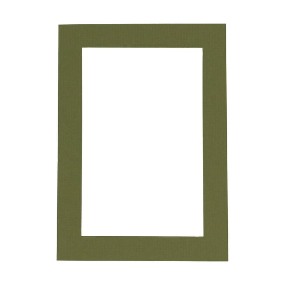 Dill Acid Free 11x14 Picture Frame Mats with White Core Bevel Cut for 8x12 Pictures - Fits 11x14