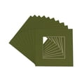 thumbnail image 1 of Dill Acid Free 12x12 Picture Frame Mats with White Core Bevel Cut for 8x8 Pictures - Fits 12x12, 1 of 3