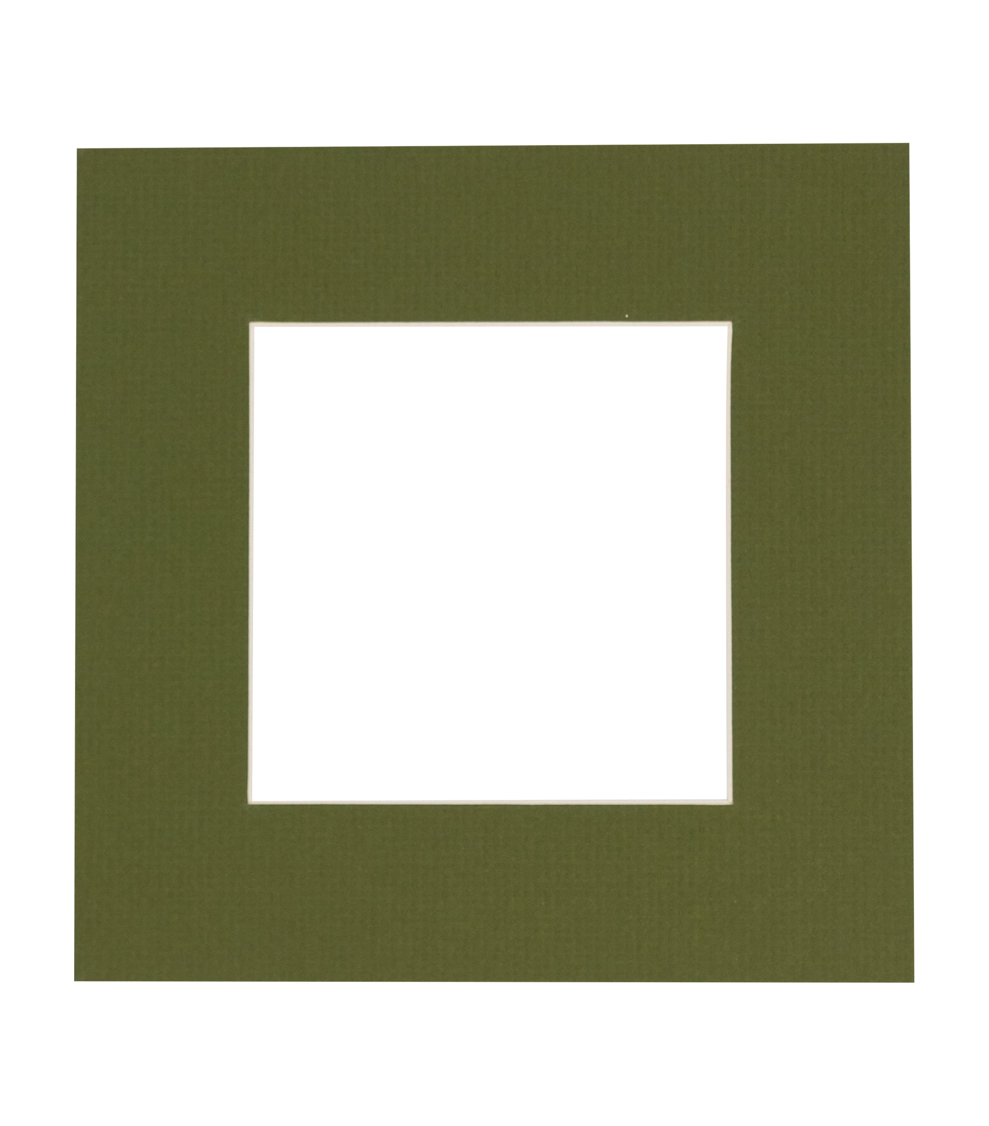 16x16 Mat Bevel Cut for 12x12 Photos - Precut Valley Green