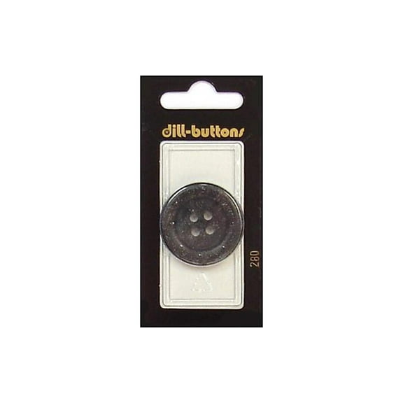 Dill Buttons 30mm 1pc 4 Hole Grey