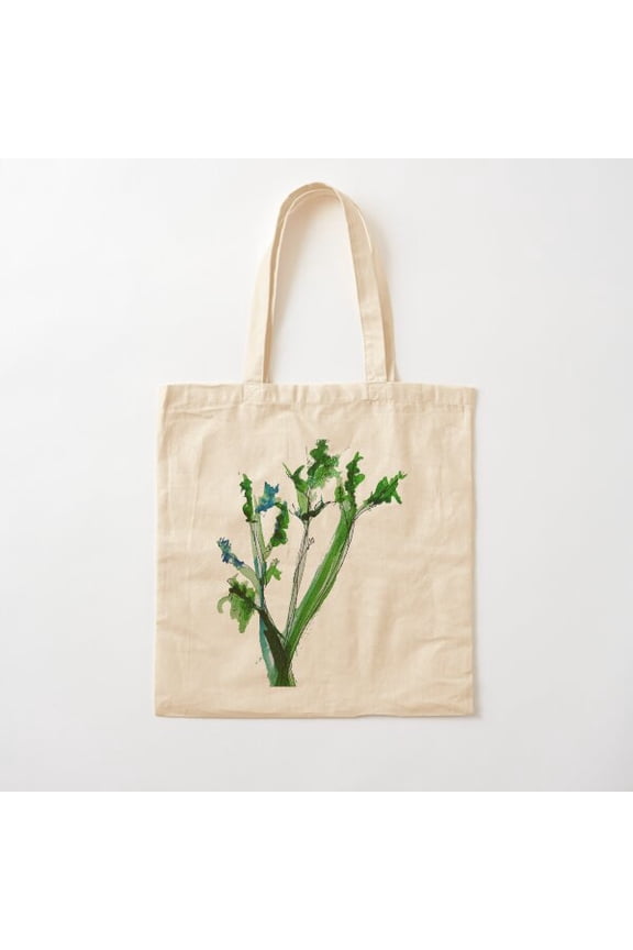 Dill From The Garden Canvas Tote Bags, Reusable Shopping Bag